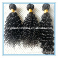 Top Fashion stock 100% unprocessed virgin brazilian hair different types of curly weave hair